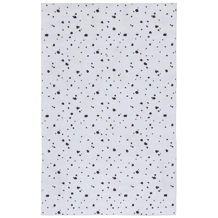 Safavieh 6 x 9 ft. Faux Hide Power Loomed Rectangle Area Rug Ivory & Black FAH502A-6